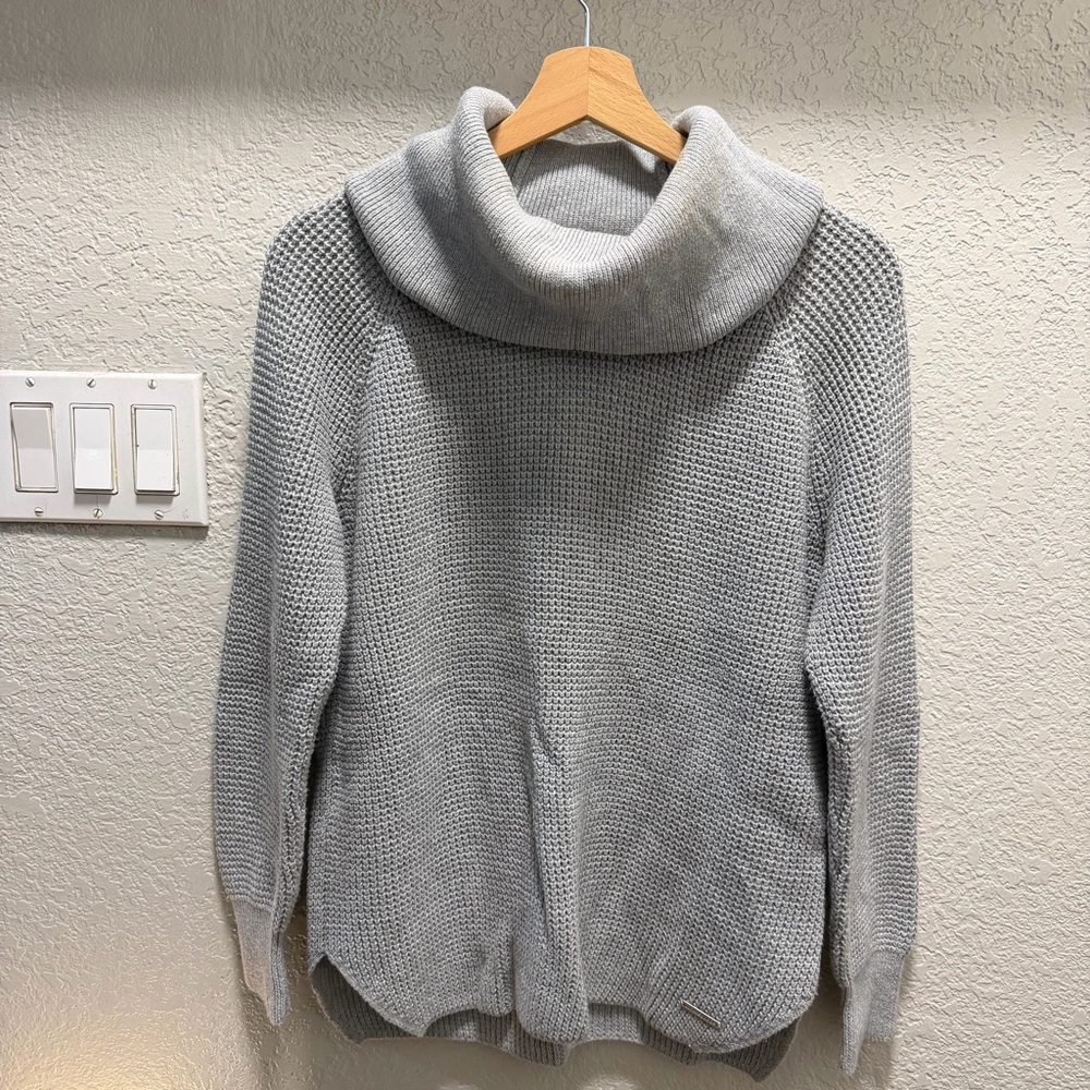 Michael Kors Women's Gray Turtleneck Sweater